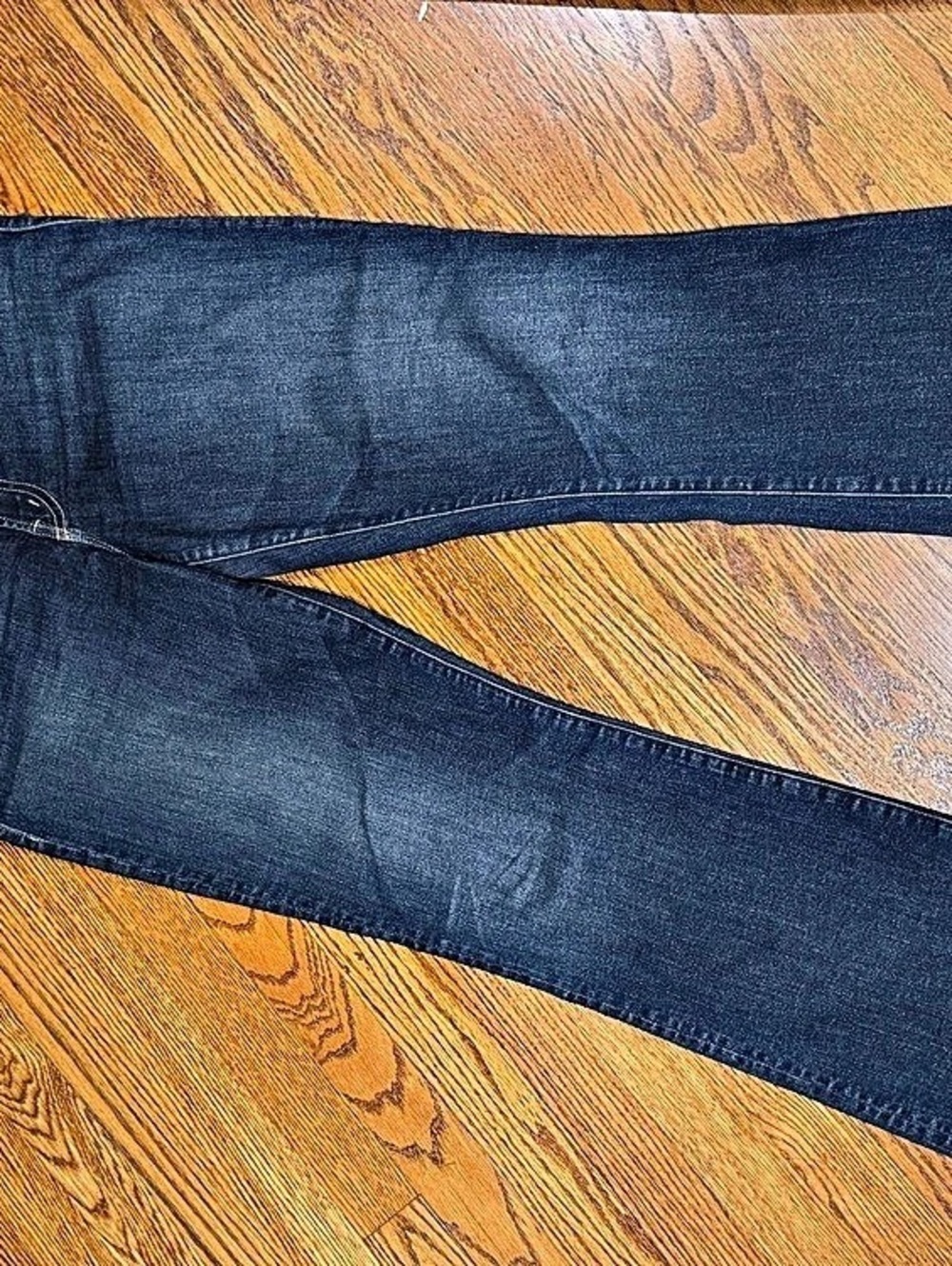 Mother The Hustler Ankle Fray Wide Leg Ankle Jeans in Blue